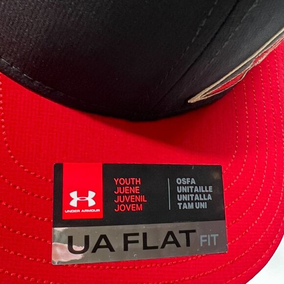 Under‎ Armour Arizona Diamondbacks Youth Flat Fit SnapBack Baseball Cap Hat MLB - Picture 4 of 9